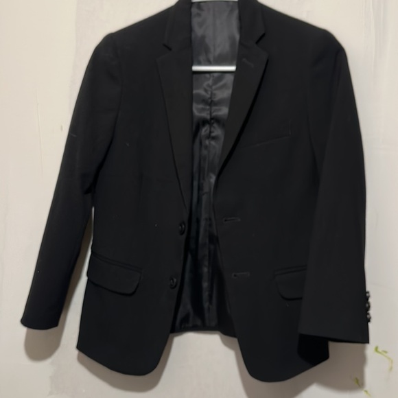 Chaps boys formal Black blazer jacket, 10 REG, two button, two flap pockets - Picture 5 of 7